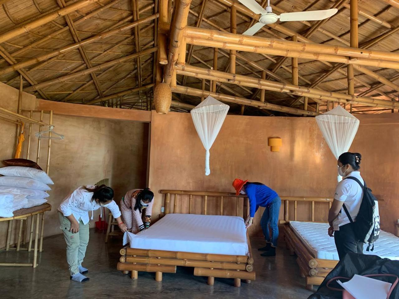 Hanchey Bamboo Resort Kampong Cham Eksteriør billede